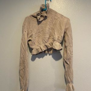 turtleneck crop top